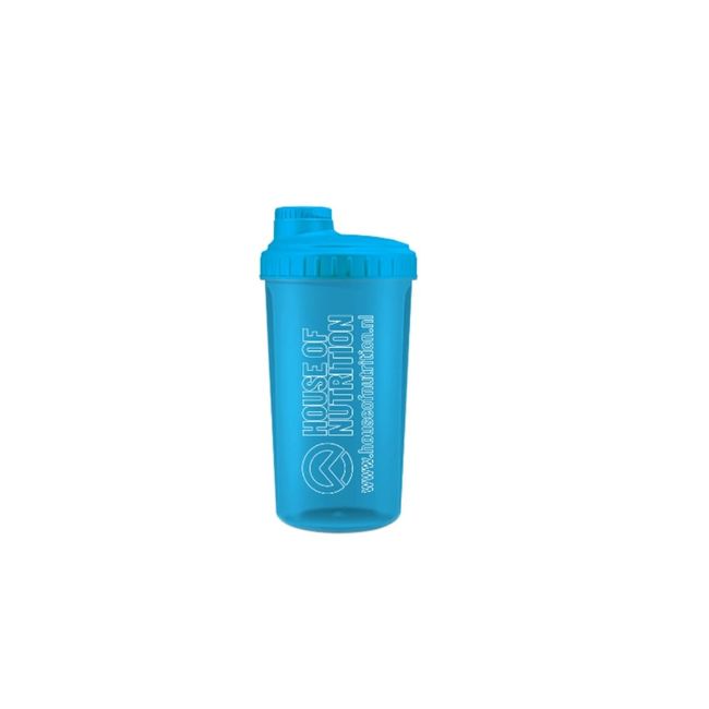 House of Nutrition Protein Shaker Bottle for Workout Supplements BPA Free with Filter and Closable Cap | Easy Clean, Blue - 700ml