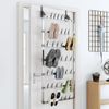 Hanging Shoe Rack Silver vidaXL