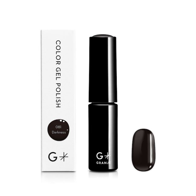 GRANJE Gel Nail Color (081 Darkness) | Color Gel Polish Black Black Made in Japan Easy Self Gel Nail Domestic Cosmetics &lt;GRANJE Official&gt;