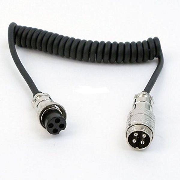 Workman EX4 4 Pin Microphone Extension Cord For Cobra/Uniden CB plus Ham Radios