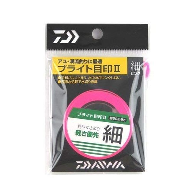 DAIWA Uki for Mountain Stream B Mejirushi 2 Hoso Pink