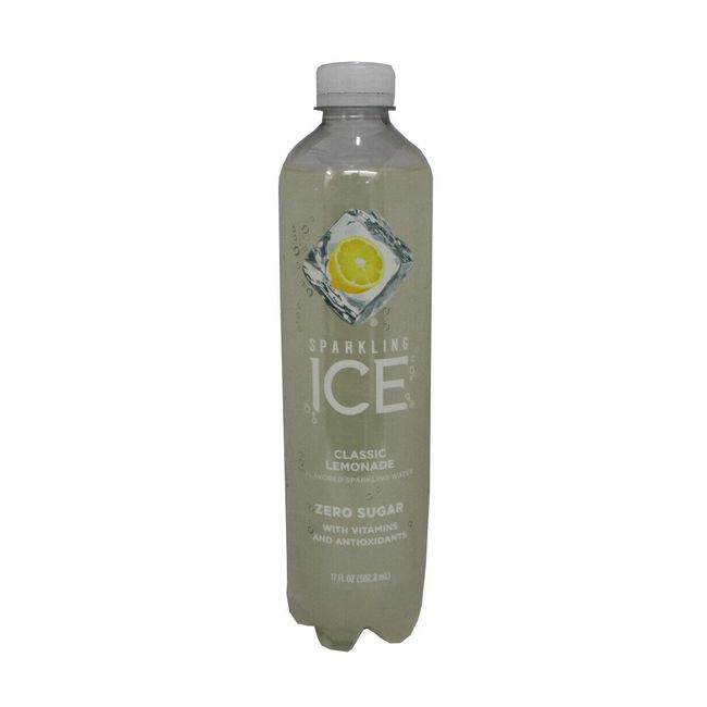 Sparkling Ice Classic Lemonade Flavored Sparkling Water 17 Ounce