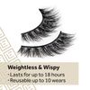 Eylure False Lashes, Luxe Silk Marquise with Adhesive Included, 3 Pair