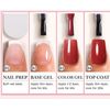 Double Rhythm 15ML Gel Nail Polish PINK EGGSHELL B1078 Sealed New