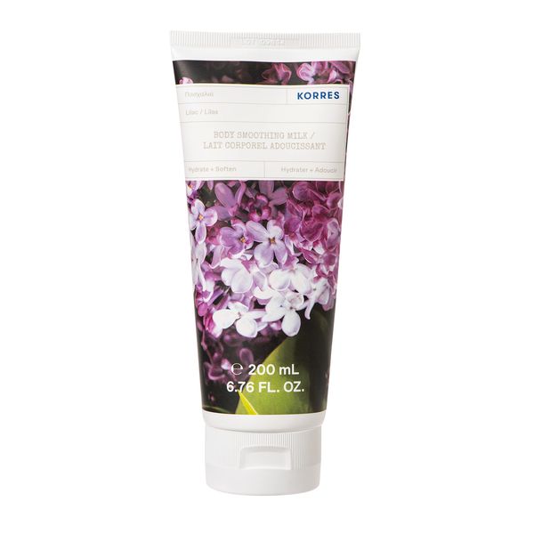 KORRES Lilac Glättende Bodymilk mit Aloe Vera, vegan, dermatologisch getestet, 200 ml