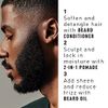 Bevel Mens Beard Grooming Kit - Includes Beard Conditioner, Beard Balm and Beard Oil to Soften, Hydrate and Strengthen Beard and Reduce Skin Irritation and Redness