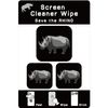 LCD Screen Cleaner [For Smartphones, Monitors, Tablets, Glasses, etc. (Reusable Sticker Type)] (L)