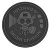 HAZARD4 Camera Bag Patch Accessory Media Division - Rubber Velcro Patch Black PAT-MDA-BLK