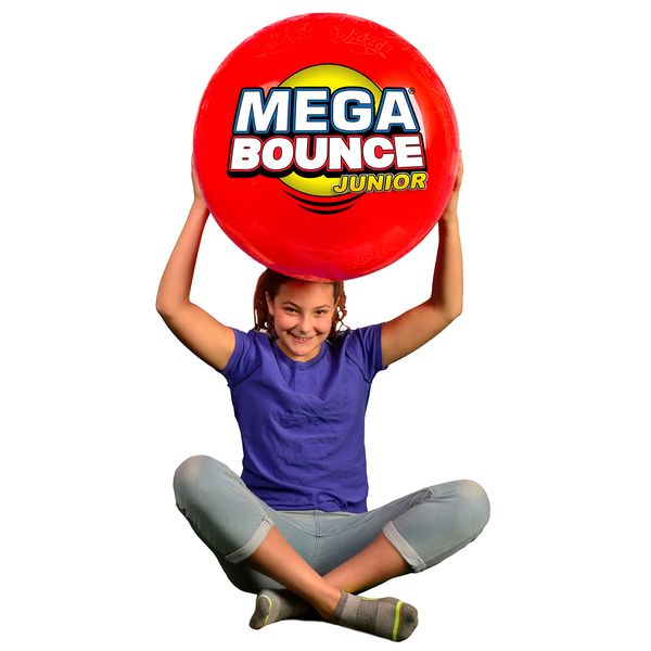 Mega Bounce Junior | The Huge Inflatable Bouncy Ball by Wicked Vision | 1.41 Metre Circumference | Foot Pump Included