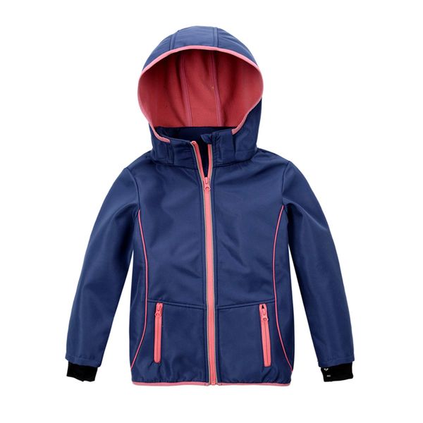 M2C Girls Hooded Fleece Lined Waterproof Windproof Jacket 4T Blue