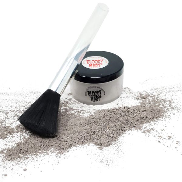 Bloody Mary's F/X Decayed and Rotted Grey Brown Skin Loose Setting Powder for Makeup Special Effects