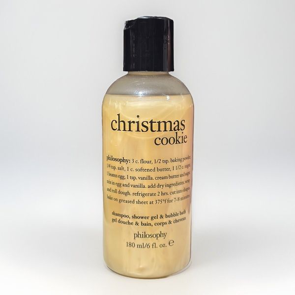 Philosophy Christmas Cookie Shampoo, Shower Gel & Bubble Bath 6 oz SEALED