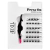 Press On, Pre-Glued Underlash Extensions, Naked Natural, 30 Pre-Glued Clusters