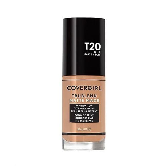 COVERGIRL TruBlend Matte Made Liquid Foundation, Soft Honey, 1 Fl Oz (Pack of 1)