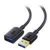Cable Matters USB Extension Cable 1m (USB 3 Extension Lead) Compatible with Keyboard, Mouse, U Disk, Printer, Scanner, Gaming Controller, Charging Cablein Black