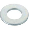 TRUSCO B726-0004 Flat Washers, Trivalent White, Size M4, 291 Pieces