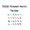 Sharpie Permanent Markers | Fine Point | Boysenberry | 12 Count