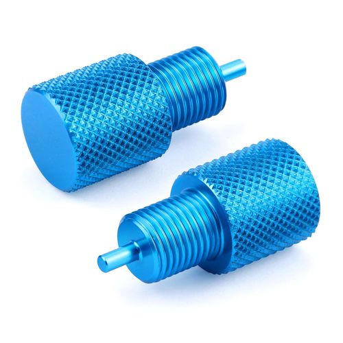 2Pcs Brake Proportioning Valve Bleeder Tool for GM Combination Valves, Compatible with Disc/Disc & Disc/Drum PV2/PV4, AC Delco 172-1353, 172-1371, Aluminum Brake Bleeding Tool for Street Rods & Trucks