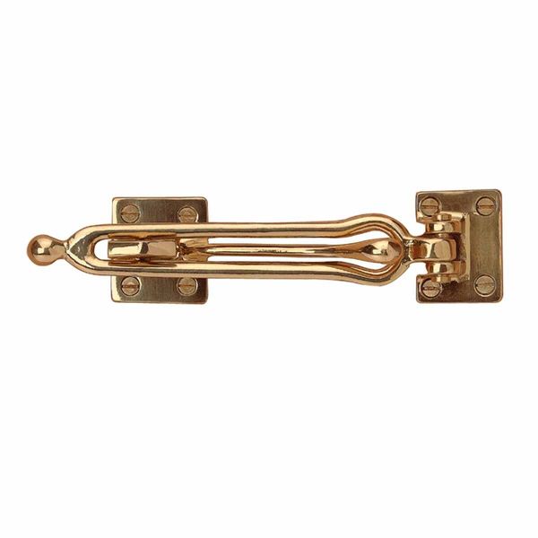 Swing Bar Security Door Lock Durable Door Guard Solid Brass Safety Guard Lock S