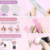 Square Nail Tips, Venares Half Fake Nails Tips Square 500Pcs 10 Size Fake Nails Short with Glue Nails Files Nail Buffer Blocks Nail Brush Nail Clipper, Oval French Acrylic Clear False Nails with Glue