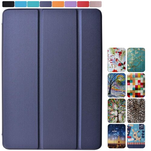 DuraSafe Cases for iPad 7.9 Inch Mini 5th [ Mini 2019 5 Gen ] A2133 A2124 A2126 MUQY2LL/A MUQW2LL/A MUQX2LL/A MUU52LL/A Lightweight Smart Adjustable Stand Feature Sleek Design Flip Case - Navy Blue