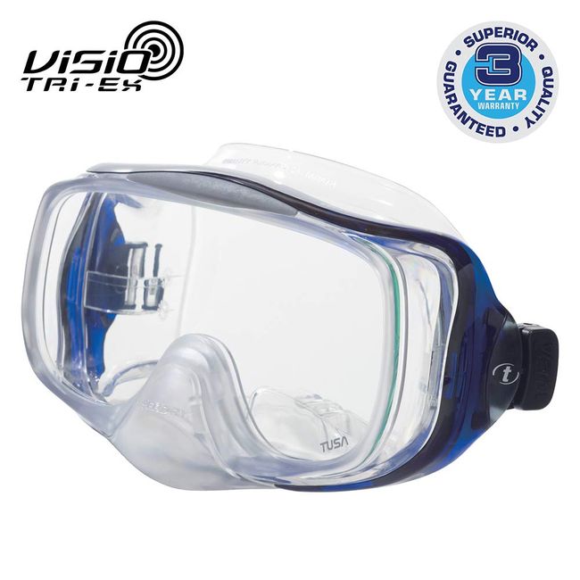 TUSA M-32 Imprex 3D Hyperdry Scuba Diving Mask, Cobalt Blue