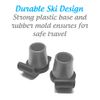 Deal: 2 Pairs Top Glides DuraSki Heavy Duty Walker Ski Glides for 1 1/8 Inch Tubes