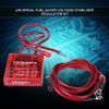 12V Fuel Saving Voltage Regulator Rectifier Digital Voltage Stabilization Kit Ground Cable Truck Mounting Hardware Kit Universal (Red)