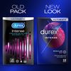 Durex Intense Condoms, Stimulating Ribbed And Dotted Condoms With Desirex Gel, Pack of 18 Condoms