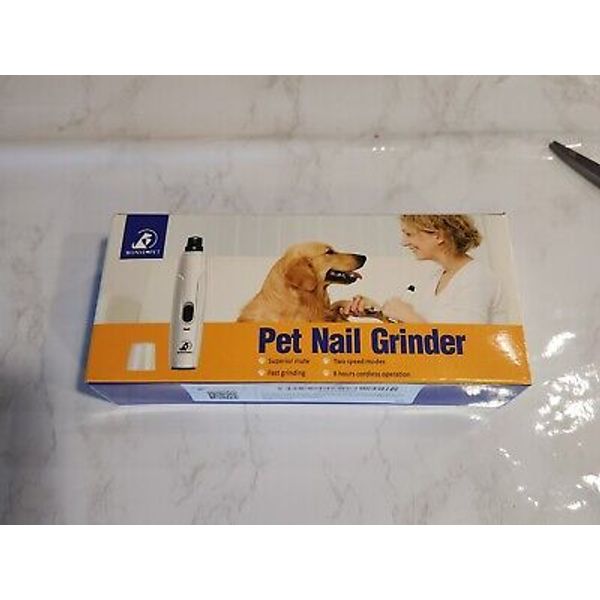 Dog Nail Grinder, Upgraded Cat Dog Nail Trimmers Super Quiet