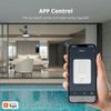 Tuya Zigbee Smart Ceiling Fan Controller, Work with Alexa&Google Home, APP/Manual Control, Neutral Wire Required