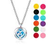 Mother's Heart  Necklace Essential Oil Diffuser Aromatherapy Gift Set 17 Piece