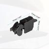 ACROPIX 4pcs Front Wiper Blade Arm Adapter Clip Universal Type D Black