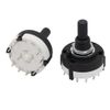 uxcell 5PCS 2 Pole 6 Throw 12 Positions 6mm Shaft Diameter Rotary Selector Switch