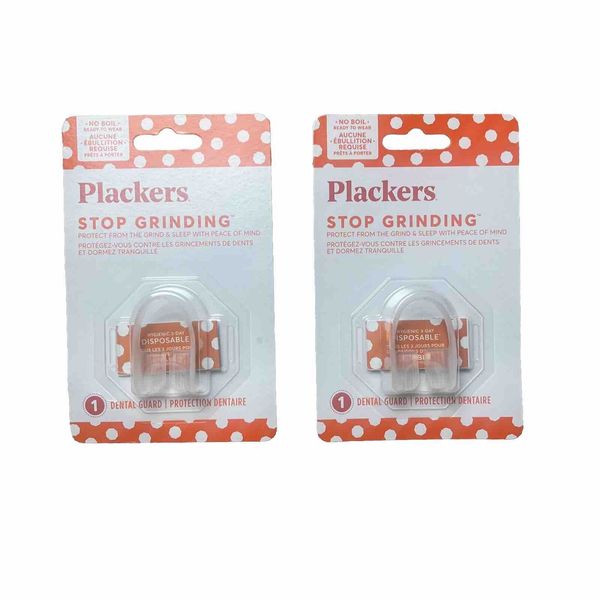 New ! Plackers Stop Grinding Dental Night Protector Upper or Lower (2)