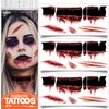 Halloween Ripped Neck Tattoo