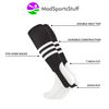 MadSportsStuff Baseball Stirrups Pattern B (Cardinal/White, Medium)