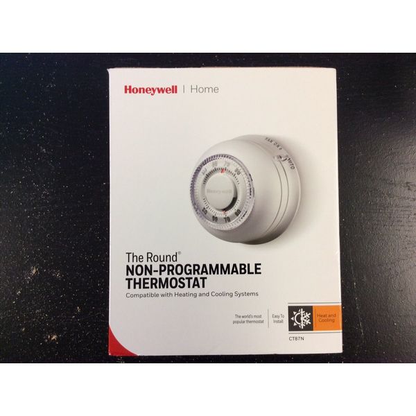 Honeywell CT87N Heat/Cool Round Non Programmable Thermostat NEW Open Box