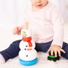 Melissa & Doug Snowman Stacker木製幼児用玩具( 8個)
