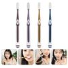 Healifty 4Pcs Silicone Toothbrushes Bristles Toothbrush Soft Toothbrush for Sensitive Teeth Manual Toothbrush for Adults Teenagers