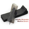 BEZTAT Ultra Premium Professional Cartridge Needles w/Grip & Machine Covers Sleeves #08 Curved Magnum 20 Pack (0813CM)