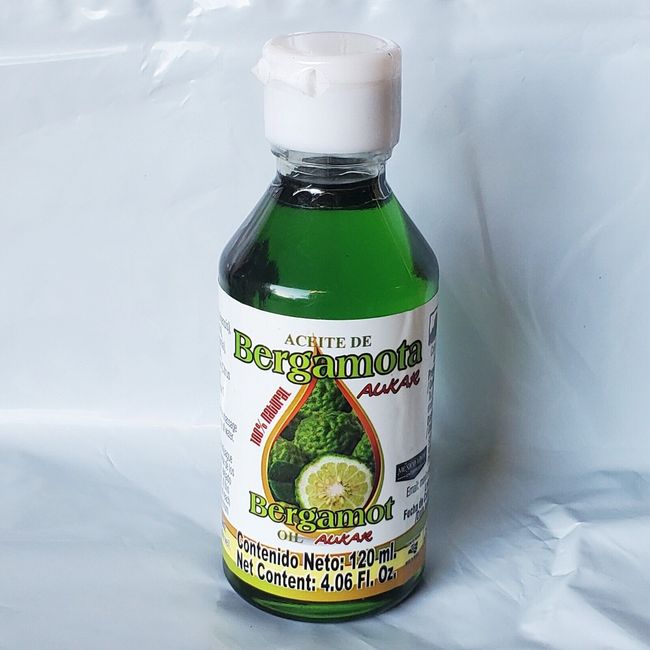 Aukar Aceite de Bergamota Crecimiento Cabello Natural Bergamot Oil 4.06 fl oz