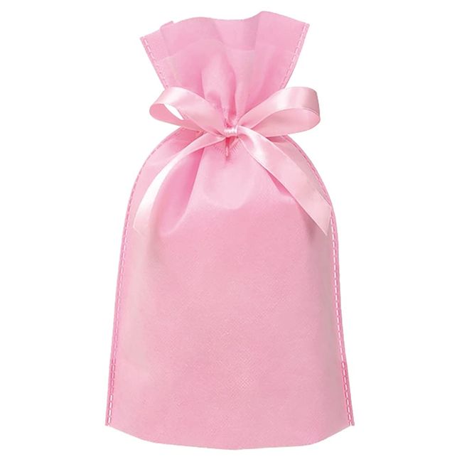 HEADS DFP-RBXS HEADS Double Layer Non-Woven Ribbon Bags 18 x 29 x 8 cm 20 Pcs Pink