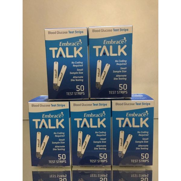 Embrace TALK Blood Glucose  Test Strips 250 Ct Omni  EXP 01/05/2025FREE SHIPPING