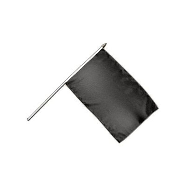 Stock flag – 30 x 45 cm, Plain Black