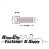 (1) 5/16-24x1 Socket Allen Head Cap Screw / Bolt Stainless 5/16x24x1
