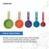 Farberware 5216439 Professional Plastic Measuring Cups with Coffee Spoon, Assorted