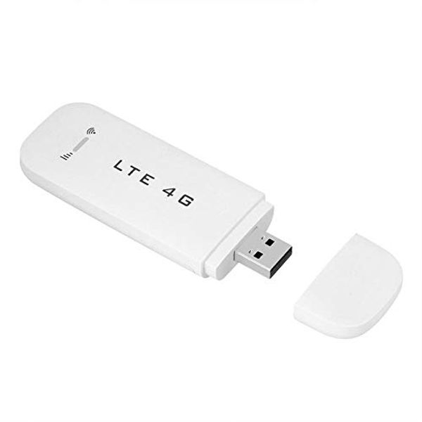 4G LTE Adapter, USB WiFi Hotspot USB Netzwerk Adapte 4G LTE Surfstick USB-Modem-Stick, USB2.0, TF SIM Karten Unterstützung (Nicht inklusive)(mit WiFi Funktion)