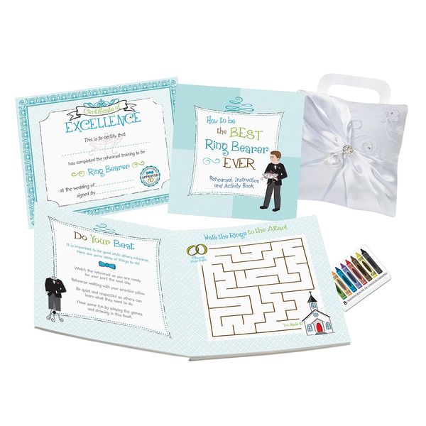 Lillian Rose Ring Bearer Activity-Book