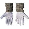 AGS Beekeeper gloves 3 layer ultra green ventilated bee keeping gloves beekeeping (Medium)